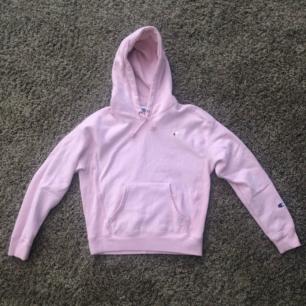 Pink champion hoodie